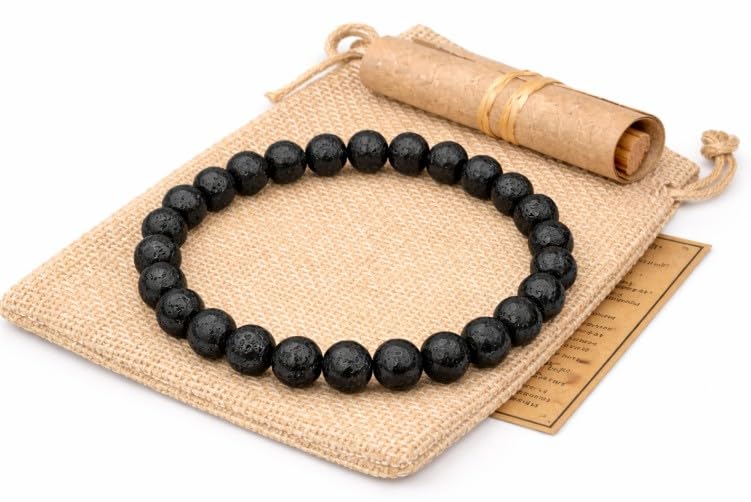 Lava Stone Beaded Bracelet