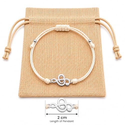 Make a Wish Adjustable Bracelet (Beige) - Image 2