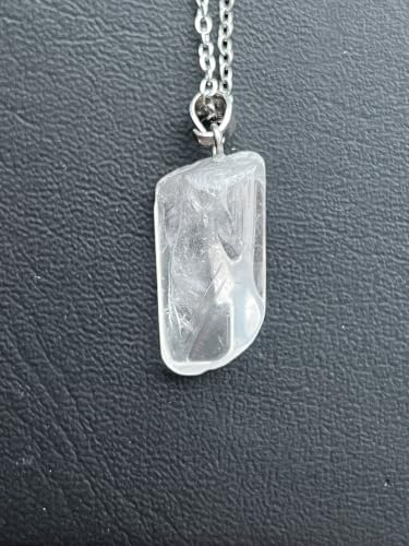 Natural Clear Quartz Pendant Necklace - Image 5