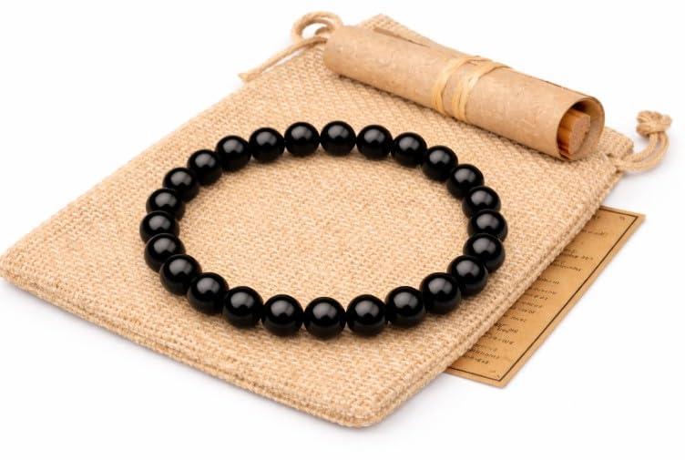 Black Onyx Beaded Bracelet