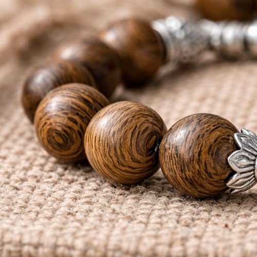 Natural Woodgrain Aum/Om Bracelet - Image 5