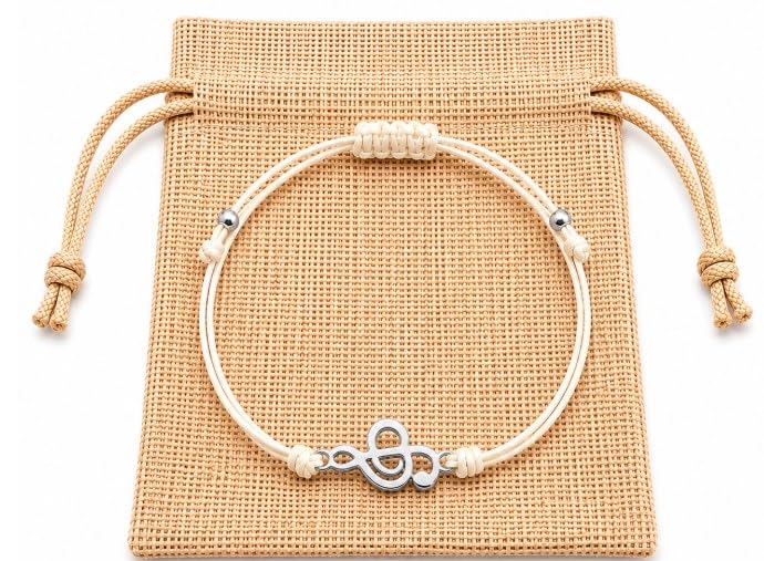 Make a Wish Adjustable Bracelet (Beige)